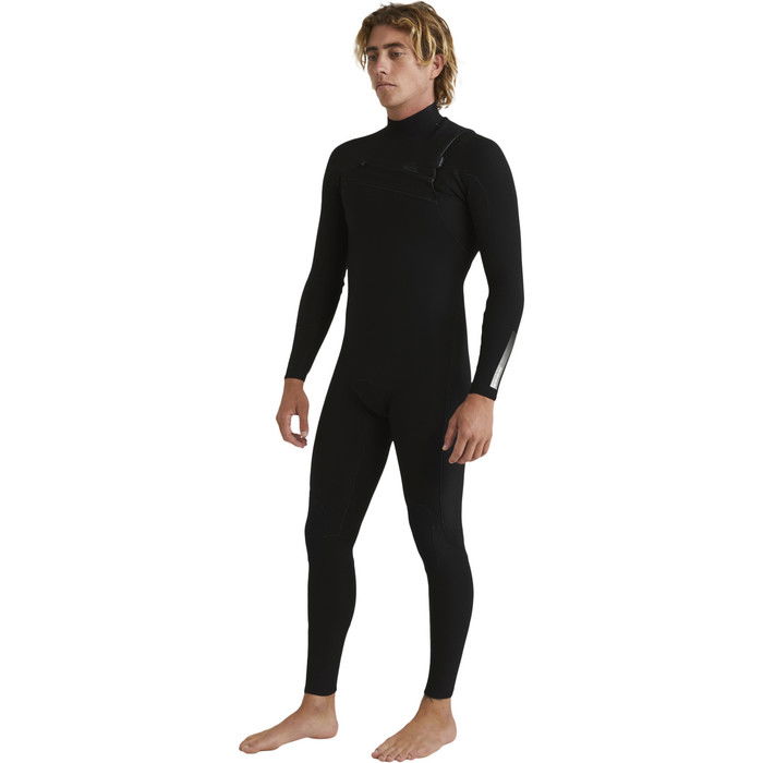 2024 Quiksilver Mens Highline 4/3mm Chest Zip Wetsuit EQYW103209 - Black